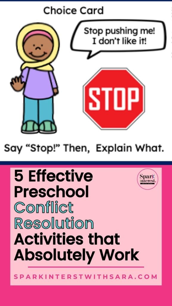 Blog posts helping teachers teach preschoolers conflict resolution techniques.