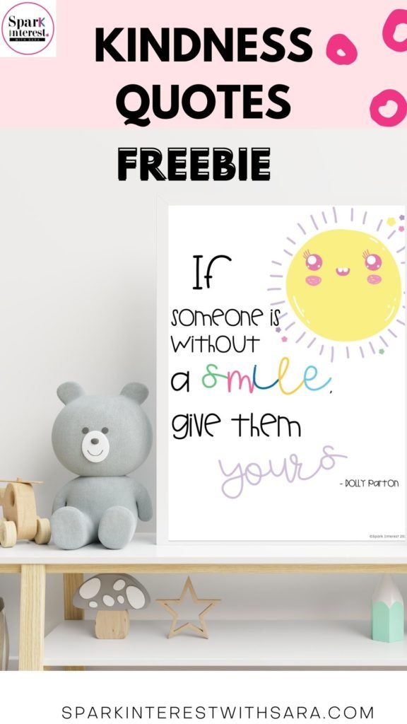 Image for kindness quote posters free for classroom use