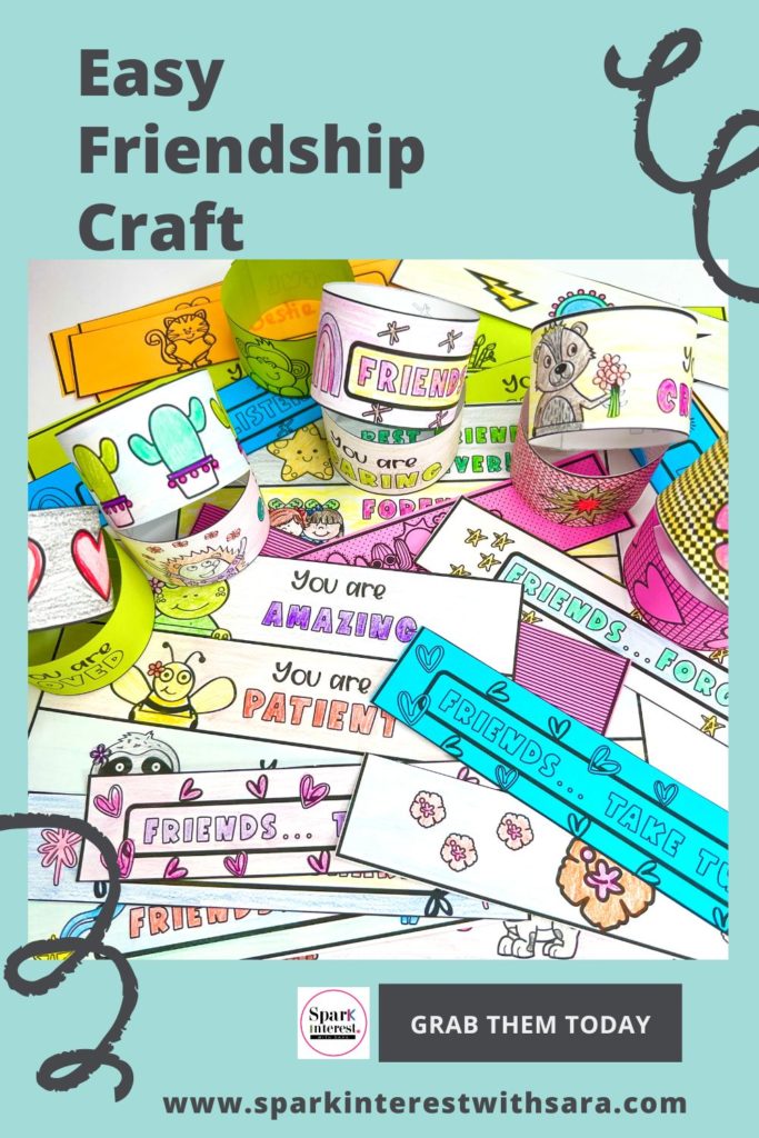 Image for easy friendship craft for preschoolers