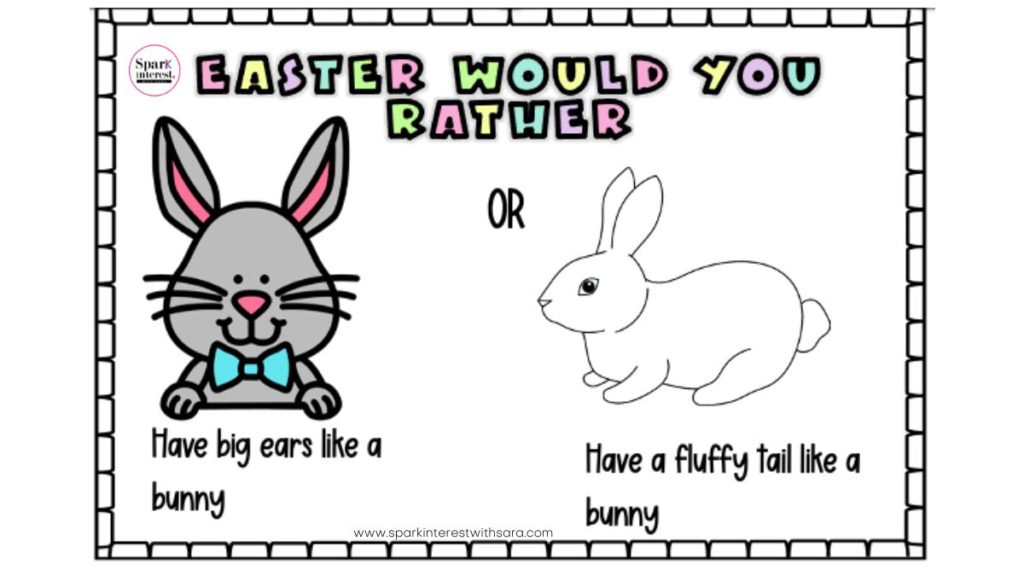 Image of easter would you rather questions