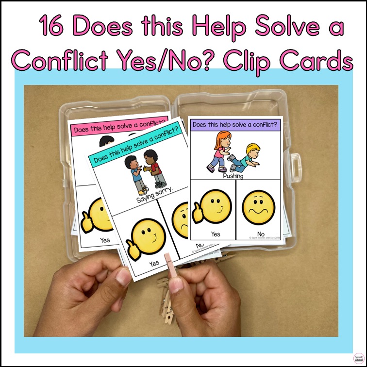 Image for conflict resolution clip cards