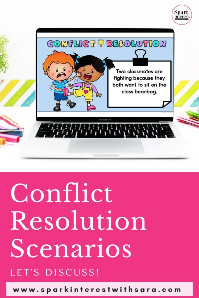 Preschool conflict resolution scenarios