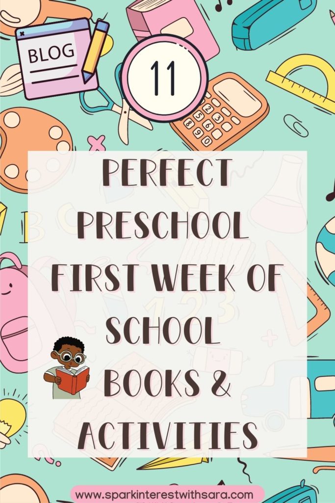 Blog title pin 11 perfect first week of school books & activities