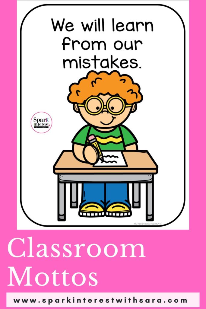 Image of Classroom mottos