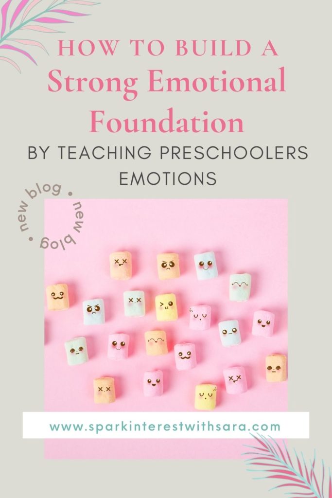 Blog post image for teaching preschoolers emotions